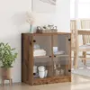 Image de vidaXL Armoire latérale vieux bois 68 x 37 x 75,5 cm Bois composite