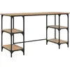 Image de vidaXL Bureau Artisan-Chêne 140 x 50 x 75 cm Bois composite
