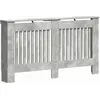 Image de vidaXL Cache-radiateur Béton Gris 152 x 19 x 81,5 cm Bois composite