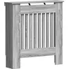 Image de vidaXL Cache-radiateur gris Sonoma 78 x 19 x 81,5 cm