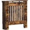 Image de vidaXL Couverture de radiateur Chêne fumé 78 x 19 x 81,5 cm