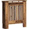 Image de vidaXL Cache-radiateur vieux bois 78 x 19 x 81,5 cm Bois composite