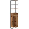 Image de vidaXL Armoire de salle de bain vieux bois 40 x 30 x 180 cm Bois composite