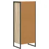 Image de vidaXL Armoire de salle de bain avec porte Sonoma 40 x 30 x 100 cm Bois composite