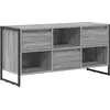 Image de vidaXL Armoire TV gris Sonoma 100 x 36 x 49,5 cm Bois composite