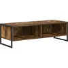 Image de vidaXL Armoire TV fumée 100 x 36,5 x 30,5 cm Bois composite