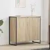 Image de Vidaxl Meuble D'Appoint Chêne Sonoma 79 X 36 X 75 Cm Bois D'Ingénierie