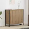Image de vidaXL Armoire latérale artisanale chêne 79 x 36 x 75 cm Bois composite