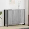 Image de vidaXL Armoire latérale Gris Sonoma 96,5 x 30 x 75 cm Bois composite