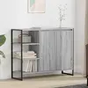 Image de vidaXL Armoire latérale Gris Sonoma 96,5 x 30 x 75 cm Bois composite