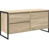 Image de vidaXL Armoire TV Sonoma 100 x 36 x 49.5 cm Bois composite