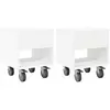 Image de Vidaxl Bedside Table 2 Pcs White 40.5 X 40 X 48 Cm Engineered Wood