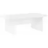Image de vidaXL Table basse blanc brillant 93 x 53 x 33 cm Bois composite