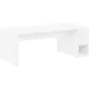 Image de Vidaxl Coffee Table White 101.5 X 50 X 37 Cm Engineered Wood