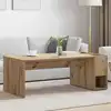Image de Vidaxl Table Basse Chêne Artisanal 101,5 X 50 X 37 Cm