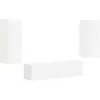 Image de Vidaxl Tv Cabinet Set 2 Pcs White Engineered Wood