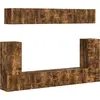 Image de vidaXL Ensemble de meubles TV 5 pcs Chêne fumé Bois composite