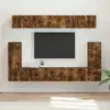 Image de Vidaxl Ensemble Meuble Tv 5 Pc Chêne Fumé Bois D'Ingénierie