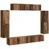 Image de Vidaxl Meuble Tv 8 Pc Bois Ancien