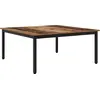Image de vidaXL Table basse en vieux bois 100 x 100 x 45 cm Bois composite