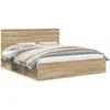 Image de vidaXL Cadre de lit Sonoma 180 x 200 cm Pin massif