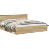 Image de vidaXL Cadre de lit Sonoma 200 x 200 cm Pin massif