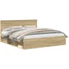 Image de vidaXL Cadre de lit Sonoma 180 x 200 cm Pin massif