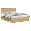Image de vidaXL Cadre de lit Sonoma 160 x 200 cm Pin massif