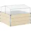Image de Vidaxl Planter Ivory 100 X 100 X 77 Cm Galvanised Steel