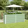 Image de Vidaxl Planter Pastel Green 195 X 50 X 77 Cm Galvanised Steel