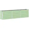Image de Vidaxl Planter Pastel Green 290 X 50 X 75 Cm Galvanised Steel