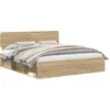 Image de vidaXL Cadre de lit Sonoma 180 x 200 cm Pin massif