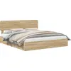 Image de vidaXL Lit de rangement chêne Sonoma 180 x 200 cm bois composite