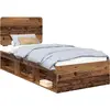 Image de vidaXL Cadre de lit en vieux bois 90 x 200 cm Pin massif