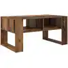 Image de Vidaxl Coffee Table Old Wood 92 X 53 X 45 Cm Engineered Wood
