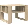 Image de vidaXL Table basse en chêne Sonoma 66 x 49,5 x 45 cm Bois composite