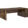 Image de vidaXL Table basse Chêne fumé 95 x 50 x 34 cm Bois composite
