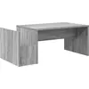 Image de vidaXL Table basse gris Sonoma 90 x 45 x 35 cm Bois composite