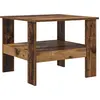 Image de vidaXL Table basse en vieux bois 57 x 55 x 45 cm Bois composite