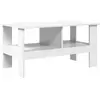 Image de vidaXL Table basse blanche 90 x 50 x 45 cm Bois composite