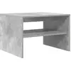 Image de vidaXL Table basse Béton Gris 60 x 50 x 40 cm Bois composite