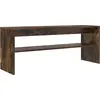 Image de vidaXL Meubles TV, 100 x 30 x 40 cm, bois imitation chêne fumé