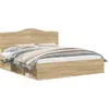 Image de vidaXL Cadre de lit Sonoma 180 x 200 cm Pin massif