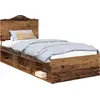 Image de vidaXL Cadre de lit en vieux bois 90 x 200 cm Pin massif