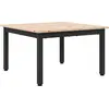 Image de vidaXL Table basse Nature 60 x 60 x 36 cm Pin massif