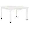 Image de vidaXL Table basse blanche 60 x 60 x 36 cm Pin massif