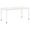 Image de vidaXL Table basse blanche 100 x 50 x 45 cm Pin massif