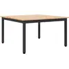 Image de vidaXL Table basse Nature 80 x 80 x 45 cm Pin massif