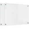 Image de vidaXL : 2 panneaux de protection pour cuisine, transparents, 70 x 50 cm, en verre trempé