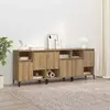 Image de vidaXL Sideboards 3 pcs Chêne Artisan 60 x 35 x 70 cm Bois composite